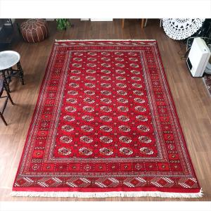 トライバルラグ トルクメン 300x200cm 連なるギュル文様
