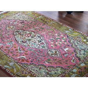 ペルシャ絨毯 タブリーズ 154x99cm 動...の詳細画像5