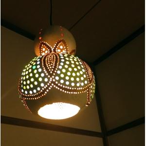 世界にひとつだけ【ほくそんひょうたん】手づくりランプシェード