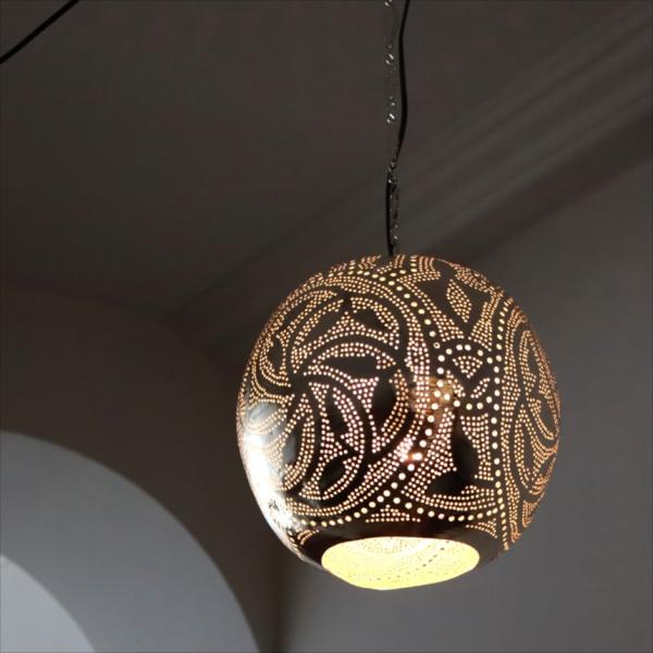 モロッコランプ/Moroccan Metal shade Lamps メタルシェード　ペンダントラン...