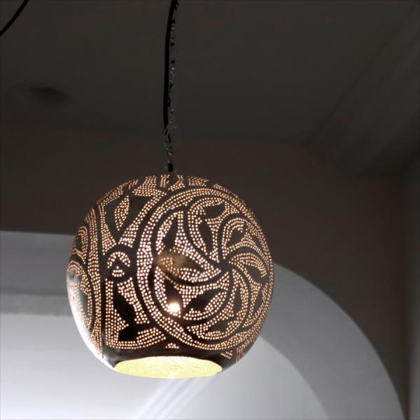 モロッコランプ/Moroccan Metal shade Lamps メタルシェード　ペンダントラン...