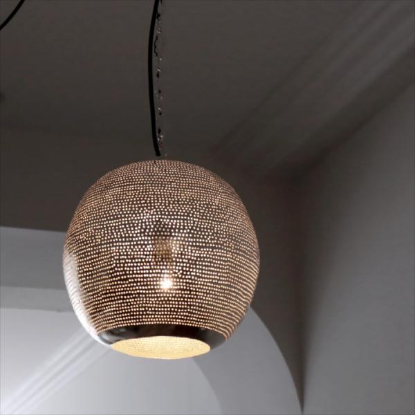 モロッコランプ/Moroccan Metal shade Lamps メタルシェード　ペンダントラン...
