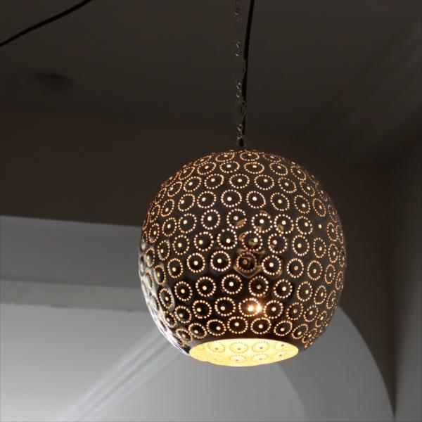 モロッコランプ/Moroccan Metal shade Lamps メタルシェード　ペンダントラン...