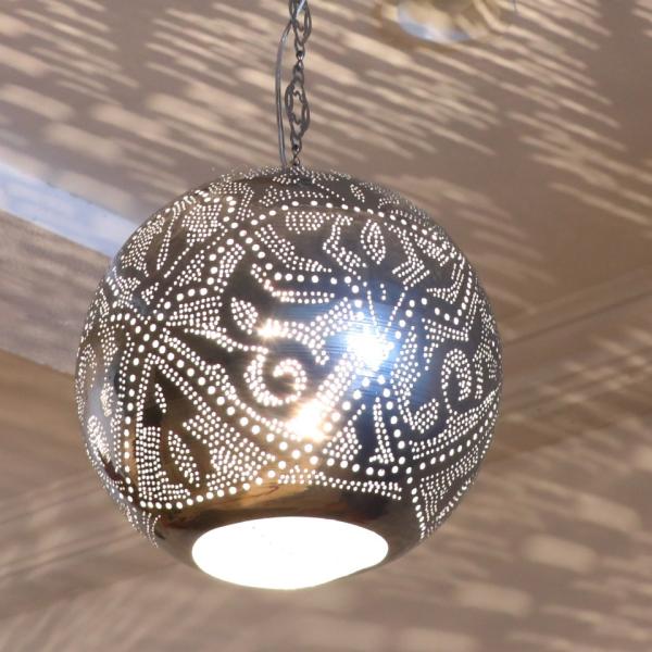 モロッコランプ/Moroccan Metal shade Lamps メタルシェード　ペンダントラン...