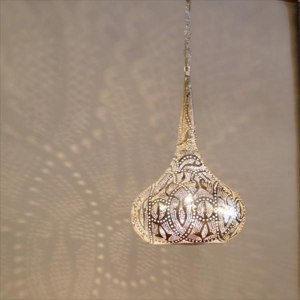 モロッコランプ メタルシェード　ペンダントランプパゴダ形/Pagoda ロータス　Moroccan ...