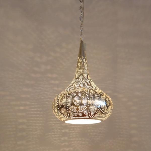 モロッコランプ メタルシェード　ペンダントランプパゴダ形/Pagoda ロータス　Moroccan ...