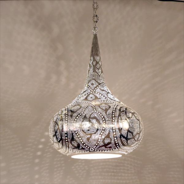 モロッコランプ メタルシェード　ペンダントランプパゴダ形/Pagoda ロータス　Moroccan ...