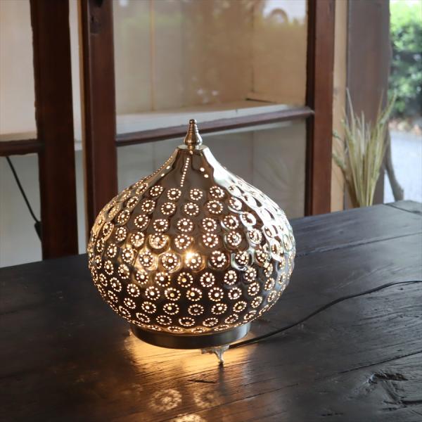 モロッコランプ テーブルランプ  Moroccan Lamps ソアン　玉ねぎ形パイナップル　