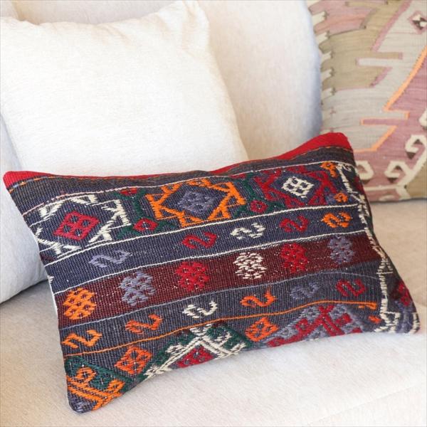オールドキリムクッション 長方形 Turkish Old Kilim Cushion50x30cm ...