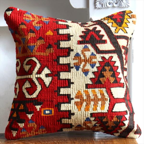 オールドキリムクッションカバー 40cm /Old Kilim Cushion カイセリ