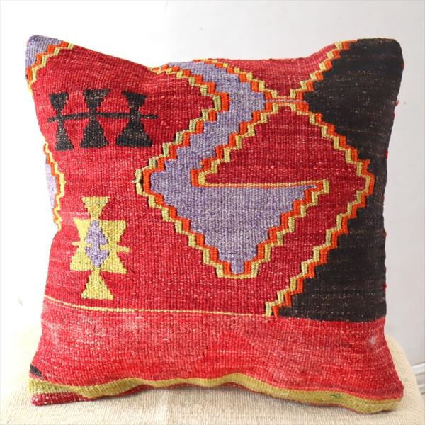 オールドキリムクッションカバー 40cm Old Kilim Cushion アダナ(Adana)