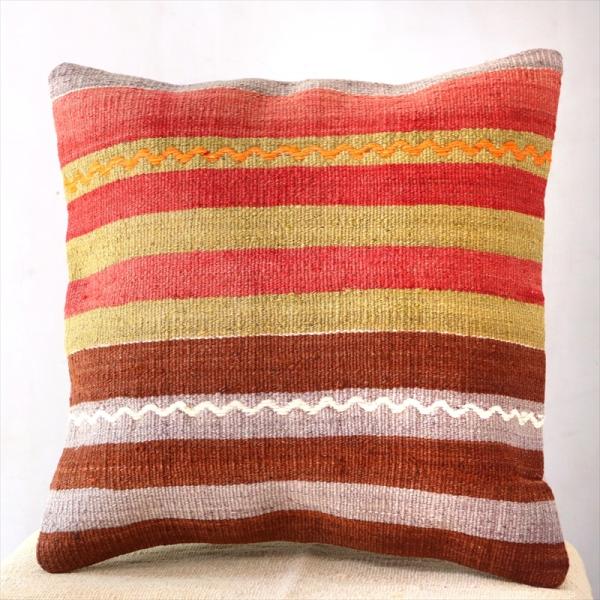 オールドキリムクッションカバー 40cm Old Kilim Cushion シワス