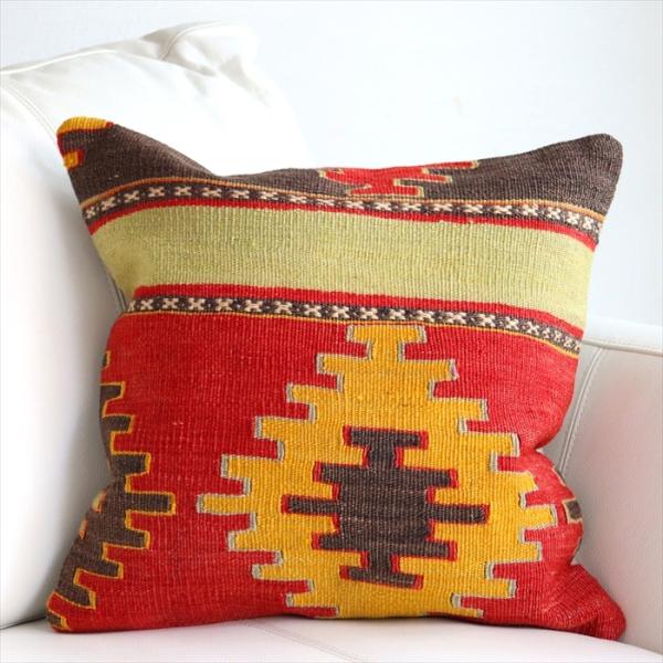 オールドキリムクッションカバー 40cm Old Kilim Cushion シワス(Sivas)