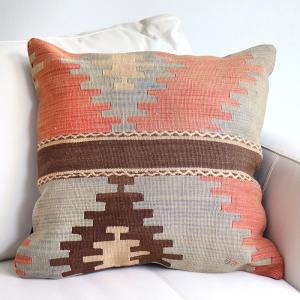 オールドキリム クッションカバー 50cmサイズ Old Kilim Cushion