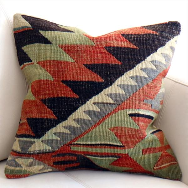オールドキリム クッションカバー 39×39cm エシュメ Old Kilim Cushion