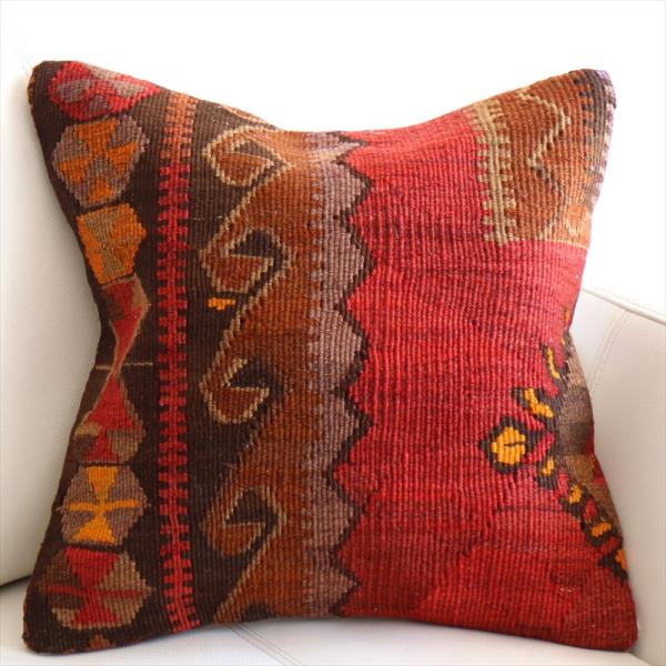 オールドキリム クッションカバー 40×39cm カルス Old Kilim Cushion