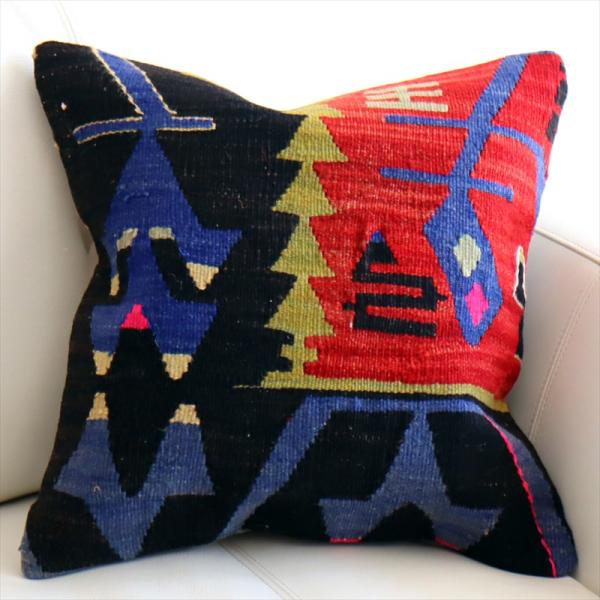 オールドキリム クッションカバー 40×39cm