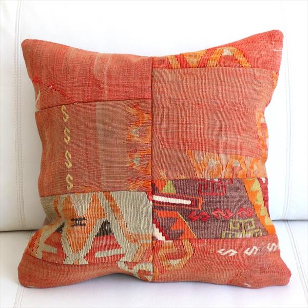 クッションカバー キリムパッチワーク 45×45cm Old Kilim Cushion