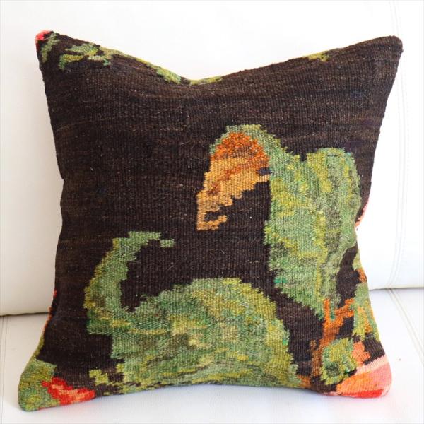 オールドキリム クッションカバー 40×40cm モルダヴィア Old Kiilim Cushion