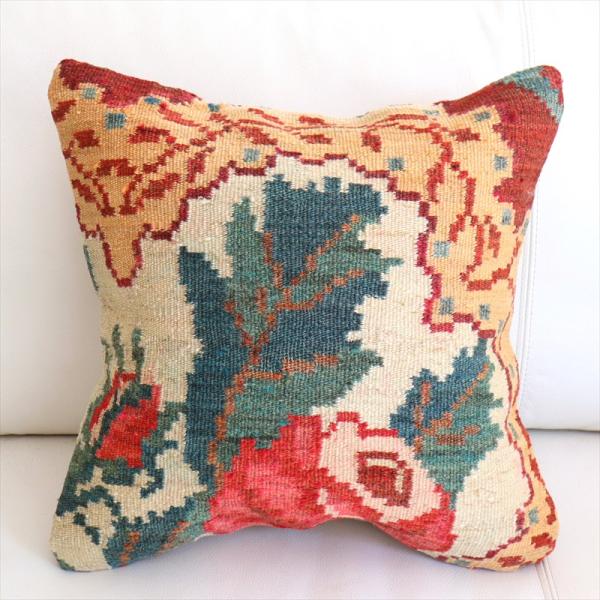 オールドキリム クッションカバー 40×41cm モルダヴィア Old Kiilim Cushion