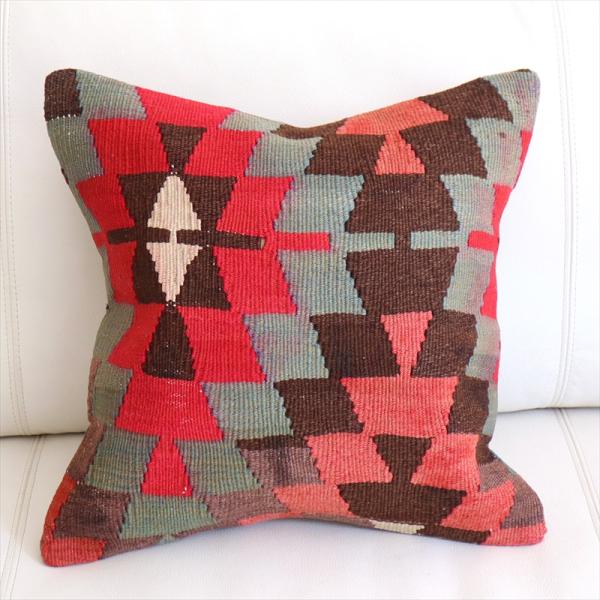 オールドキリム クッションカバー 40×41cm エシュメ OUTLET アウトレット 難あり品 O...