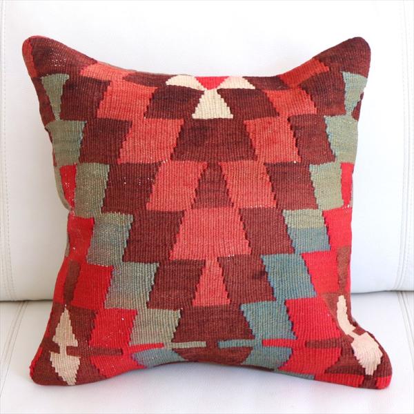オールドキリム クッションカバー 40×40cm エシュメ OUTLET アウトレット 難あり品 O...