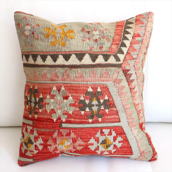 オールドキリム クッションカバー 37×40cm シワス Old Kiilim Cushion