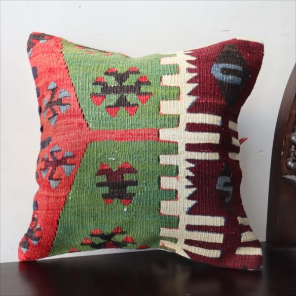 オールドキリム クッションカバートルコ南部アダナ地方 チフカナットキリム