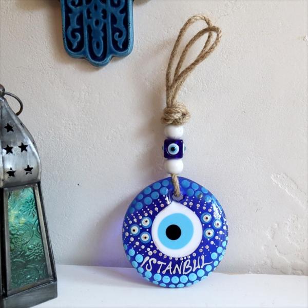 ナザルボンジュウ ハンドペイント 直径9cm　イスタンブール