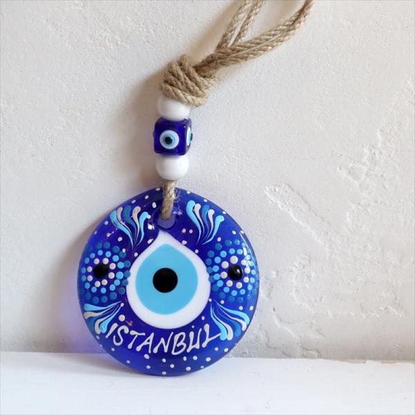 ナザルボンジュウ ハンドペイント 直径9cm　イスタンブール