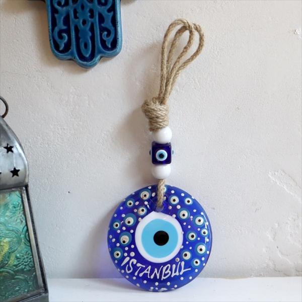 ナザルボンジュウ ハンドペイント 直径9cm　イスタンブール