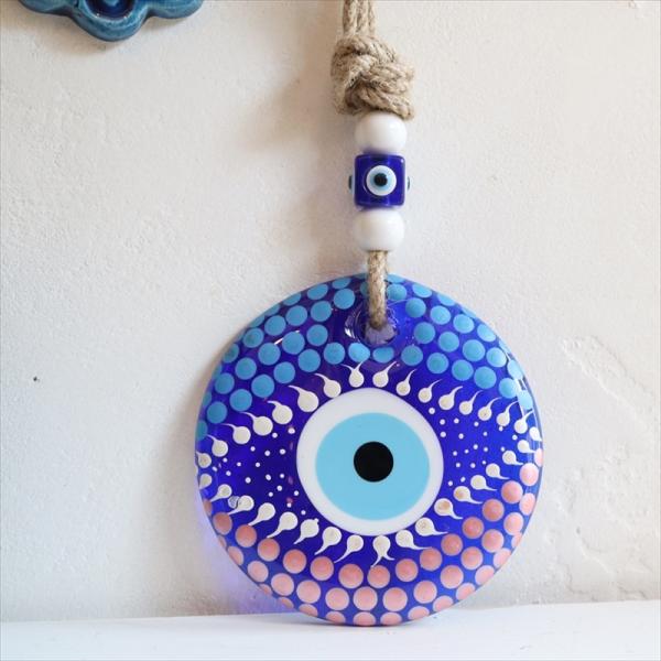 ナザルボンジュウ ハンドペイント 直径11cm　1点もの