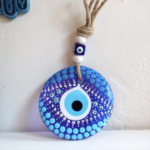 ナザルボンジュウ ハンドペイント 直径11cm　1点もの