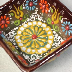 Nimet Design トルコ陶器スクエア角...の詳細画像1
