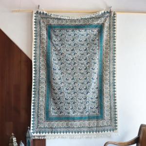 インド カンタ刺繍 パッチワーク/ラリーキルト 古布 ヴィンテージ