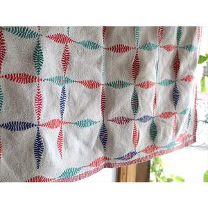 インド カンタ刺繍 パッチワーク/ラリーキルト...の詳細画像5
