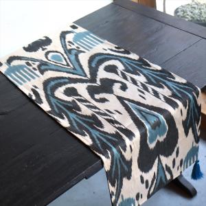 アトラス(イカット 絣) クッションカバー ウズベキスタン 横長