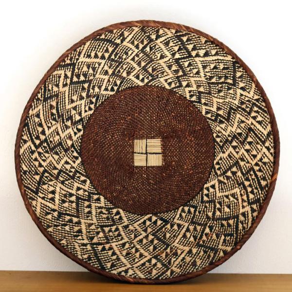 ジンバブエバスケット 直径48cm Zimbabwe Binga Basket　現品お届け