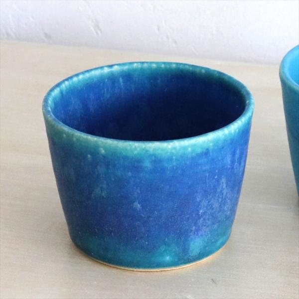 信楽焼 蕎麦ちょこ 直径9cm 瑠璃 日本製 和食器