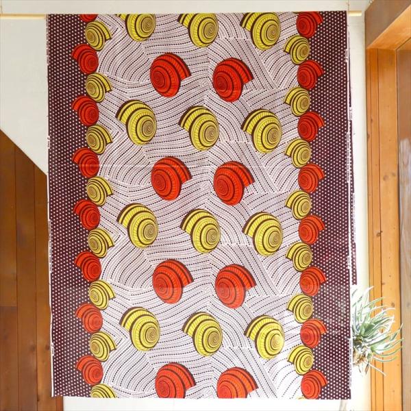 パーニュ 西アフリカ(マリ)のプリント布　【88cm単位切り売り】巾115cmAfrican Pag...