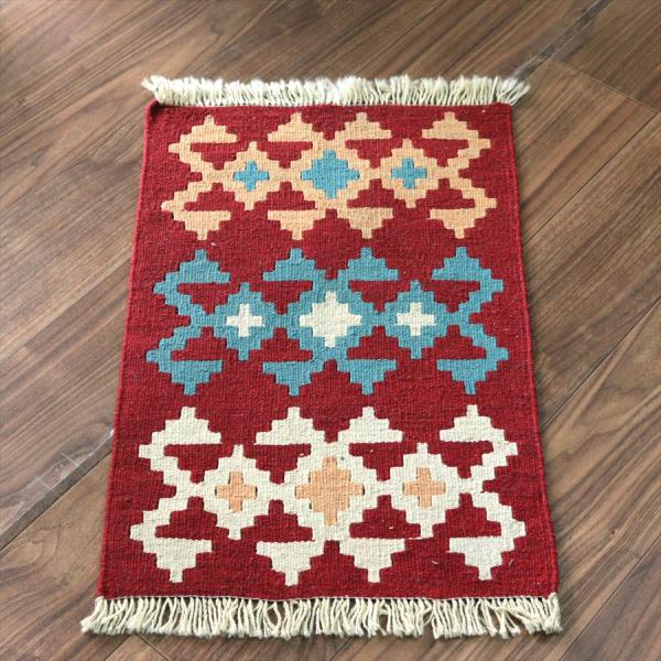 イランの手織りキリム シラーズ 64x41cm