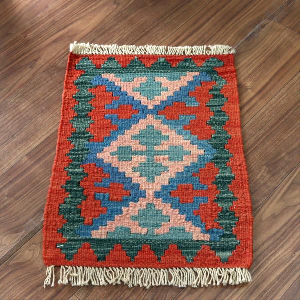 イランの手織りキリム シラーズ 57x43cm