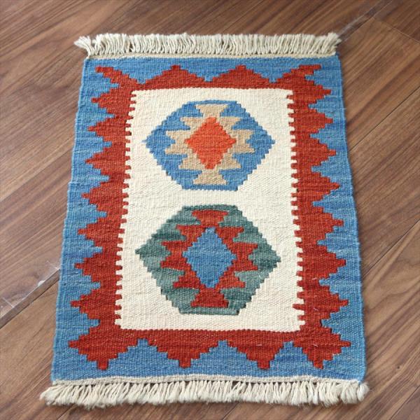 イランの手織りキリム シラーズ 59x41cm