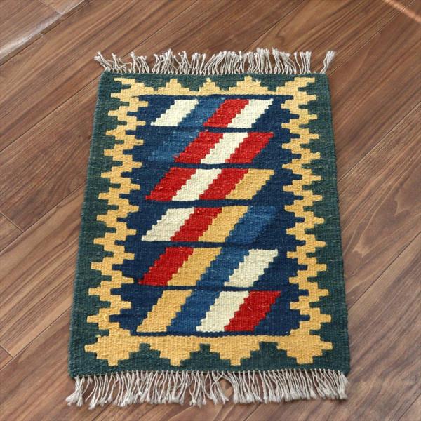 イランの手織りキリム シラーズ 56x40cm