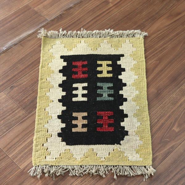 イランの手織りキリム シラーズ 58x40cm