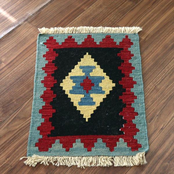 イランの手織りキリム シラーズ 57x41cm