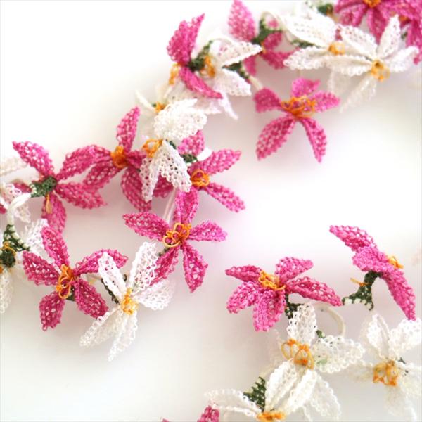 イーネ オヤ 一連 立体モチーフ ユルドゥズ 40個