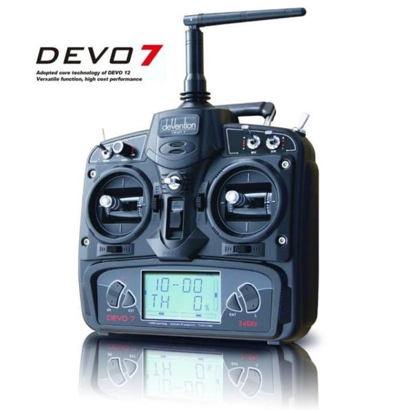 〈新品外箱無〉Walkera DEVO7 (モード1・モード2) プロポ単体 日本語説明書付 ラジコ...