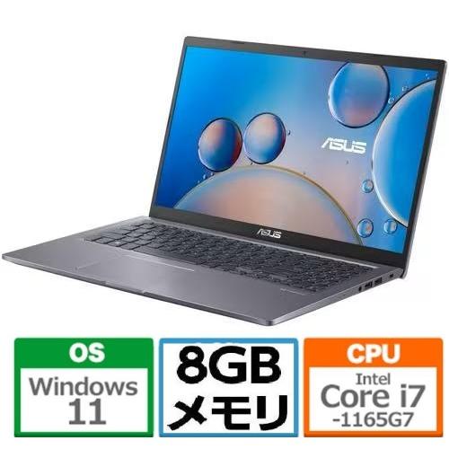 新品 ASUS X515EA-BQI7YAWS 15.6インチ Core i7-1165G7 SSD...