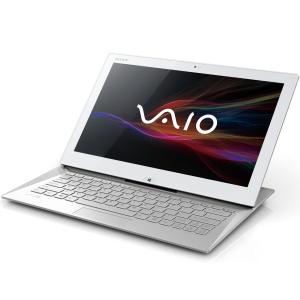 ノートパソコン SONY VAIO Duo 13 SVD13228DJW 13.3インチ Core i5 4200U HDD容量1TB メモリ容量4GB Office 付属 Windows 8.1 64bit ホワイト